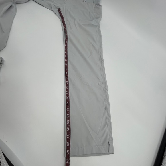 Under Armour Showdown Golf Pants 36x34 Gray Athletic Fit Straight Leg - Picture 7 of 10